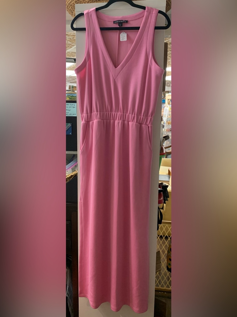 Boston Proper Pink dress/bathing suit cover up